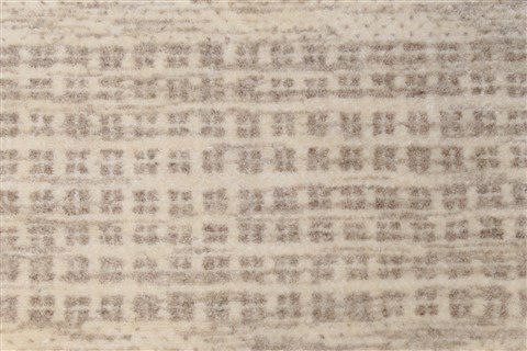 Modern Beige Runner Hand Knotted 26 X 910 Area Rug 250-22621 Image 6