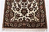 Agra Beige Runner Hand Knotted 27 X 102  Area Rug 250-22622 Thumb 7