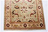 Chobi Green Runner Hand Knotted 29 X 105 Area Rug 250-22634 Thumb 6