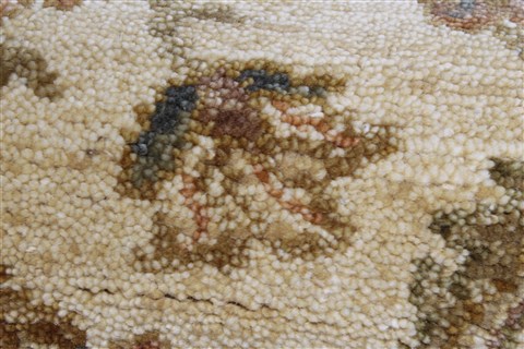 Chobi Beige Runner Hand Knotted 28 X 98 Area Rug 250-22638 Image 9