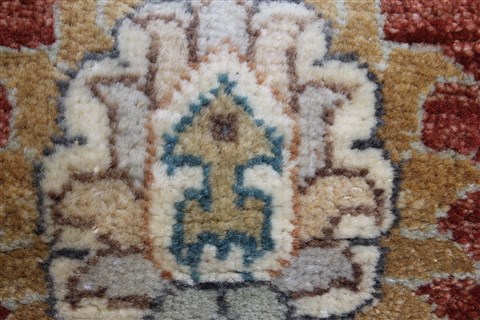 Ziegler Brown Runner Hand Knotted 26 X 103 Area Rug 250-22642 Image 2