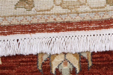 Ziegler Brown Runner Hand Knotted 26 X 103 Area Rug 250-22642 Image 7