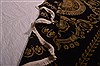 Indo-Tibetan Black Hand Knotted 80 X 100 Area Rug 100-22646 Thumb 6