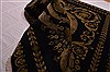 Indo-Tibetan Black Hand Knotted 80 X 100 Area Rug 100-22646 Thumb 8