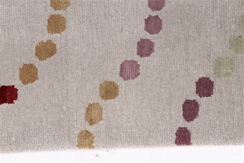 Gabbeh Grey Runner Hand Knotted 27 X 100 Area Rug 250-22647 Image 3