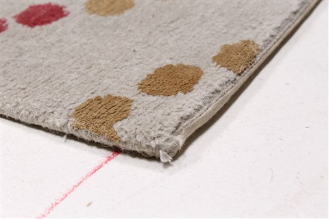 Gabbeh Grey Runner Hand Knotted 27 X 100 Area Rug 250-22647 Image 6