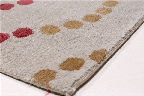 Gabbeh Grey Runner Hand Knotted 27 X 100 Area Rug 250-22647 Image 7