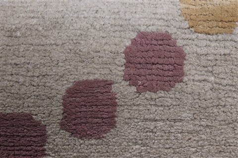 Gabbeh Grey Runner Hand Knotted 27 X 100 Area Rug 250-22647 Image 8