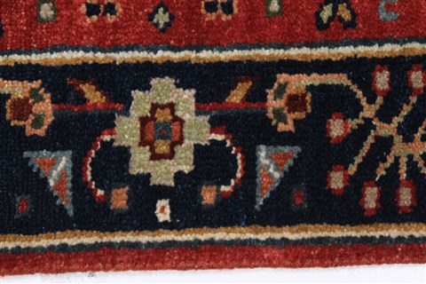 Karajeh Red Runner Hand Knotted 21 X 99 Area Rug 250-22651 Image 5