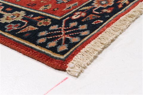 Karajeh Red Runner Hand Knotted 21 X 99 Area Rug 250-22651 Image 8