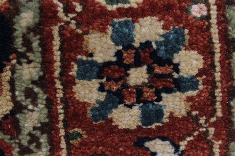 Serapi Blue Runner Hand Knotted 27 X 100 Area Rug 250-22656 Image 10