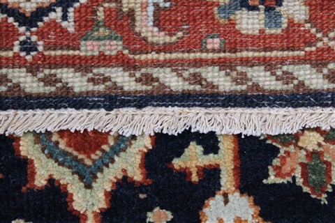 Serapi Blue Runner Hand Knotted 27 X 100 Area Rug 250-22656 Image 1