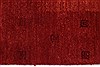 Gabbeh Red Runner Hand Knotted 28 X 101 Area Rug 250-22664 Thumb 2
