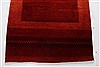 Gabbeh Red Runner Hand Knotted 28 X 101  Area Rug 250-22664 Thumb 4