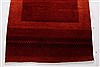 Gabbeh Red Runner Hand Knotted 28 X 101 Area Rug 250-22664 Thumb 4