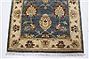 Pishavar Blue Runner Hand Knotted 26 X 101  Area Rug 250-22672 Thumb 10