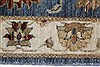 Pishavar Blue Runner Hand Knotted 26 X 101  Area Rug 250-22672 Thumb 8