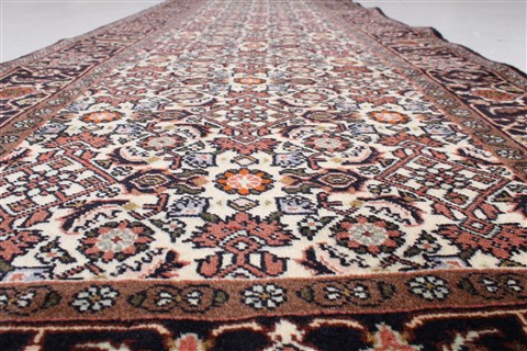 Bidjar Beige Runner Hand Knotted 28 X 97 Area Rug 250-22675 Image 3