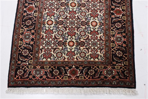 Bidjar Beige Runner Hand Knotted 28 X 97 Area Rug 250-22675 Image 6