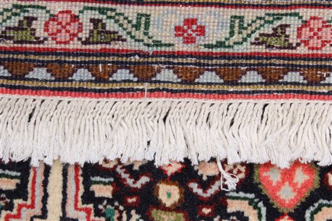 Sanandaj Black Runner Hand Knotted 24 X 911 Area Rug 250-22677 Image 2