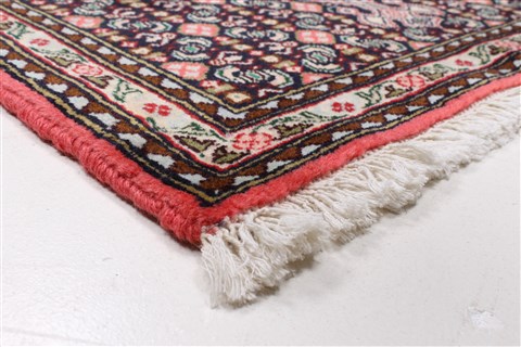 Sanandaj Black Runner Hand Knotted 24 X 911 Area Rug 250-22677 Image 7