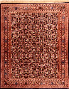 Mahi Red Hand Knotted 4'8" X 5'11"  Area Rug 100-22678