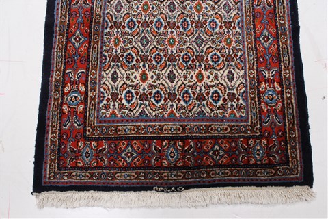 Mood Beige Runner Hand Knotted 27 X 910  Area Rug 250-22679 Image 6