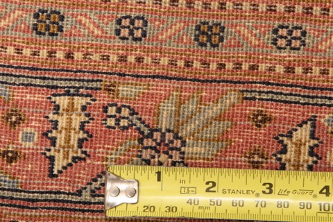 Tabriz Red Hand Knotted 49 X 68 Area Rug 100-22680 Image 8