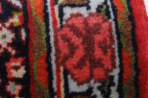 Sanandaj Black Runner Hand Knotted 25 X 97 Area Rug 250-22684 Image 10