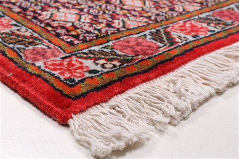 Sanandaj Black Runner Hand Knotted 25 X 97 Area Rug 250-22684 Image 6