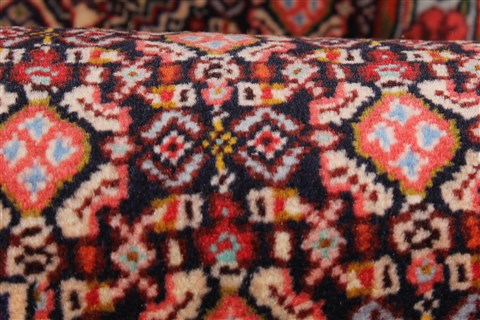Sanandaj Black Runner Hand Knotted 25 X 97 Area Rug 250-22684 Image 9