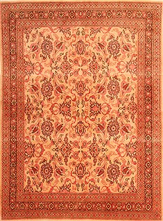 Hereke Yellow Hand Knotted 5'1" X 7'0"  Area Rug 100-22685