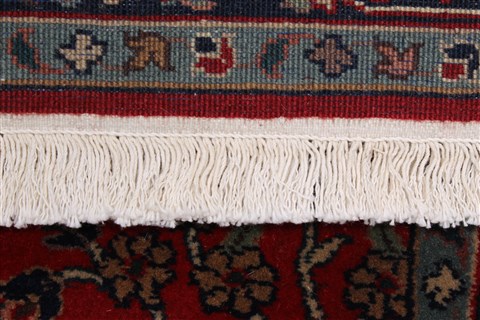 Agra Red Runner Hand Knotted 28 X 101 Area Rug 250-22691 Image 4