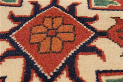 Kazak Brown Runner Hand Knotted 25 X 97 Area Rug 250-22692 Image 10