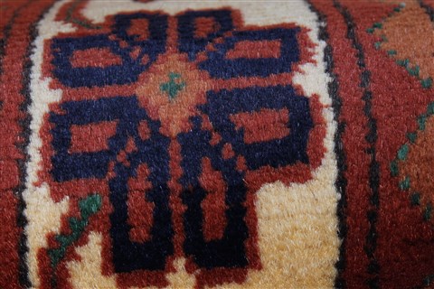 Kazak Brown Runner Hand Knotted 25 X 97 Area Rug 250-22692 Image 11