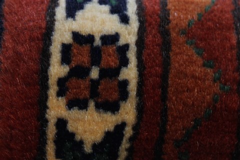 Kazak Brown Runner Hand Knotted 25 X 97 Area Rug 250-22692 Image 8