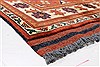 Kazak Brown Runner Hand Knotted 25 X 97  Area Rug 250-22692 Thumb 7