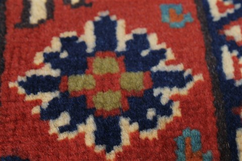 Kazak Yellow Runner Hand Knotted 28 X 99 Area Rug 250-22694 Image 9