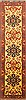 Kazak Yellow Runner Hand Knotted 28 X 99 Area Rug 250-22694 Thumb 0