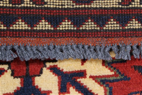 Turkman Brown Runner Hand Knotted 211 X 99 Area Rug 250-22695 Image 1
