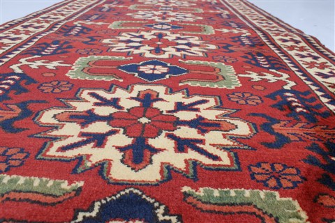Turkman Brown Runner Hand Knotted 211 X 99 Area Rug 250-22695 Image 2