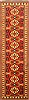 Turkman Brown Runner Hand Knotted 211 X 99  Area Rug 250-22695 Thumb 0