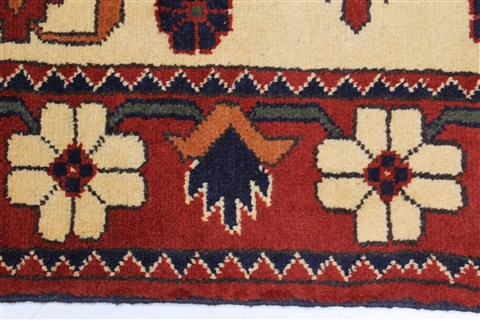Kazak Yellow Runner Hand Knotted 210 X 911 Area Rug 250-22696 Image 5