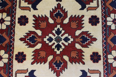 Kazak Yellow Runner Hand Knotted 210 X 911 Area Rug 250-22696 Image 6