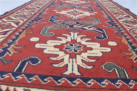 Turkman Brown Runner Hand Knotted 211 X 93 Area Rug 250-22697 Image 2