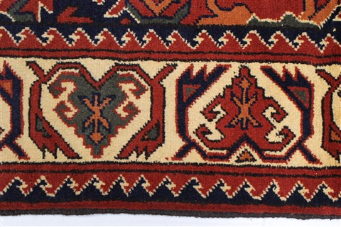 Turkman Brown Runner Hand Knotted 211 X 93 Area Rug 250-22697 Image 3