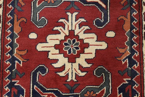 Turkman Brown Runner Hand Knotted 211 X 93 Area Rug 250-22697 Image 4