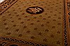 Asian Inspired Brown Hand Knotted 91 X 119 Area Rug 100-22702 Thumb 12