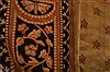 Asian Inspired Brown Hand Knotted 91 X 119 Area Rug 100-22702 Thumb 9