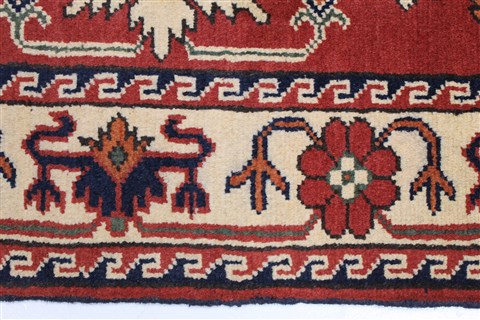 Turkman Brown Runner Hand Knotted 210 X 910 Area Rug 250-22704 Image 3